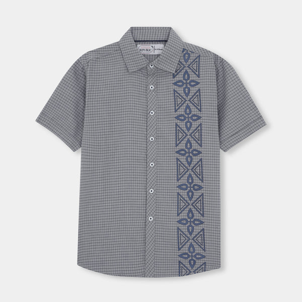 Grey Boys Casual Shirt