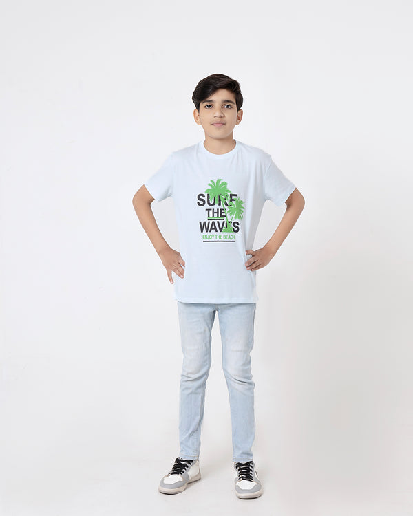 Surf The Waves Boys Tee Shirt
