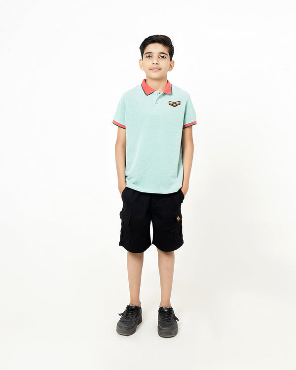 Sky Blue Boys Polo Shirt