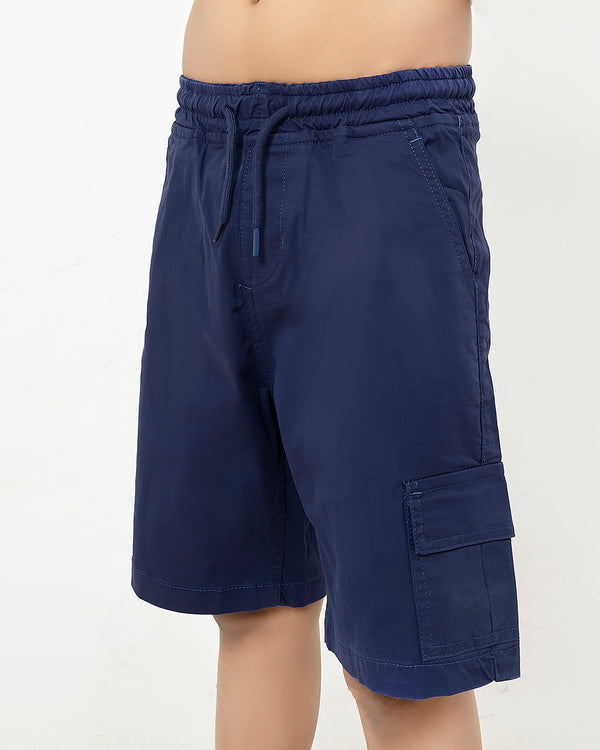 Navy Blue Cargo Shorts